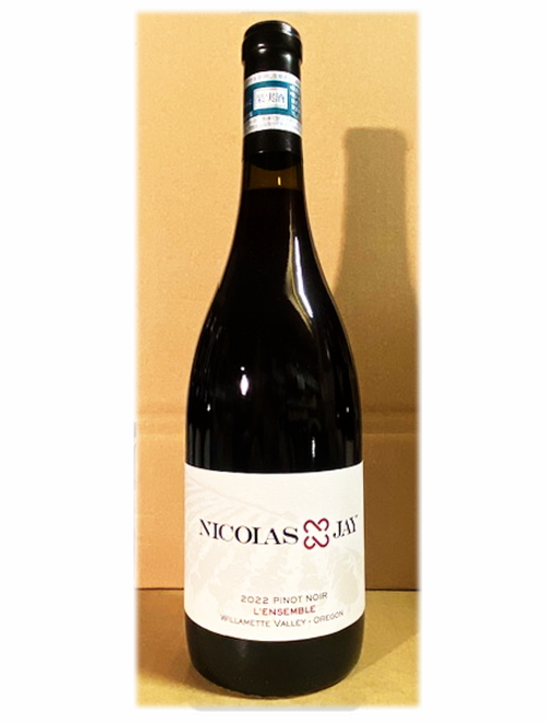 ウィラメットヴァレー・ランサンブル・ピノ・ノワール2022 ニコラス・ジェイ