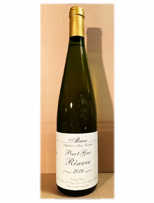 アルザス・ピノグリ・レゼルヴ2019 ジェラール・シュレール（野村ユニソン輸入）