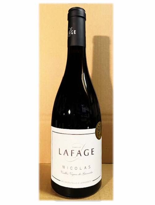 キュヴェ・ニコラV.Vグルナッシュ2021 ラファージュ