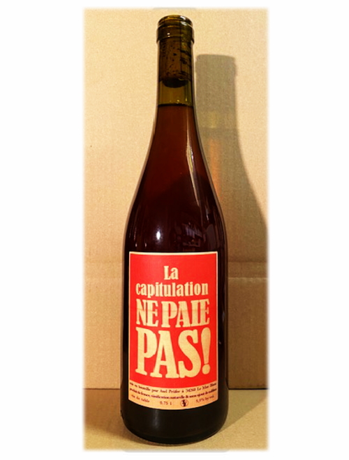 VdFルージュ・ラ・カピチュレイション・パイエ・パ2021 ル・トン・デ・スリーズ　★お一人様１本限り