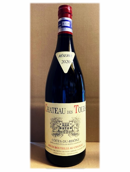 コート・デュ・ローヌ・ルージュ2020 シャトー・デ・トゥール　★販売条件あり