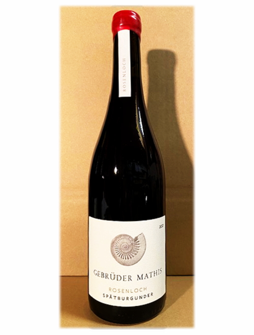 シュペートブルグンダー・ローゼンロッホ2021 ゲブリューダー・マティス　★お一人様１本限り